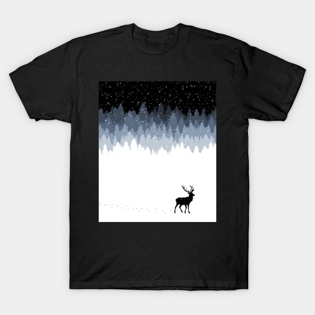 Winter Night T-Shirt by Tobe_Fonseca